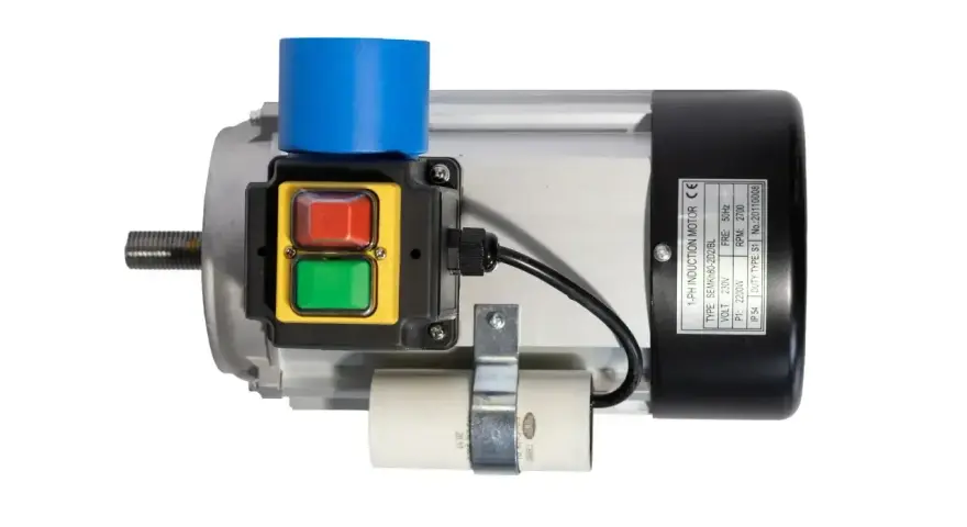 Silnik elektryczny do betoniarki 250l, 2200W, 230V, z przyciskiem start/stop. Idealny wybór, jaki silnik do betoniarki 250l.